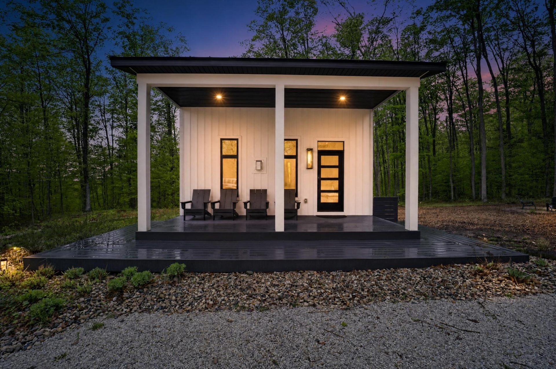 Exterior — Twilight